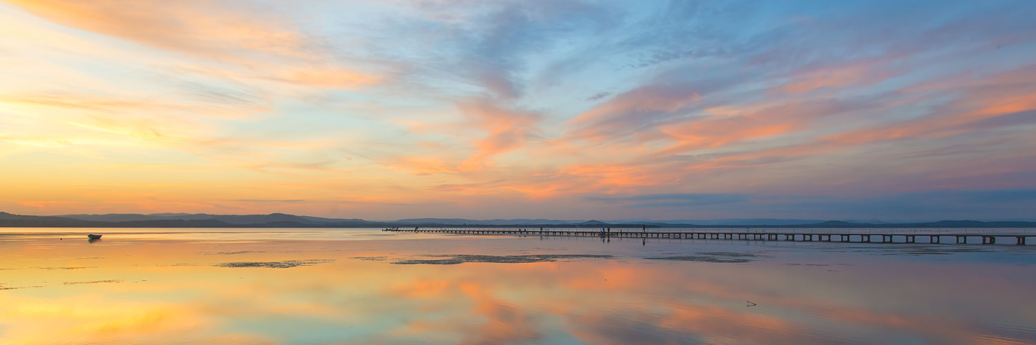 Long Jetty Sunset, NSW Central Coast, Australia.
