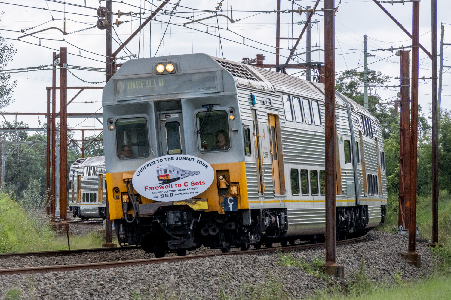 C Set train at Springwood, NSW, Australia.