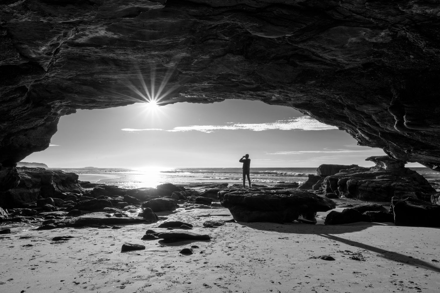 Caves Beach sunrise, NSW Australia.