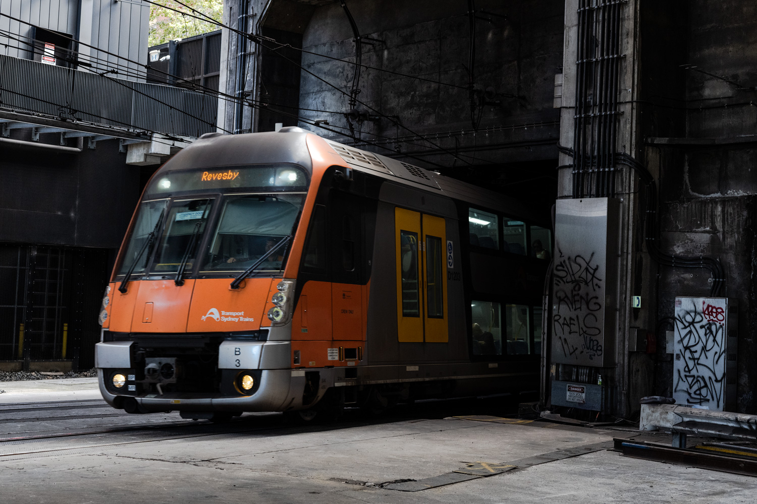 Waratah train B3 near Circular Quay.